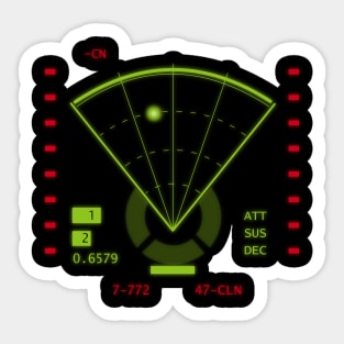 Alien Motion Tracker Sticker